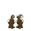 Green Leather Flip-Flop Sandals