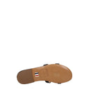 Black Leather Slippers