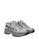 Gray Fabric Athletic Sneakers