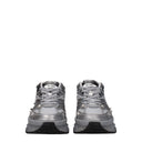Gray Fabric Athletic Sneakers