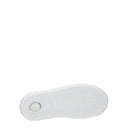 White Leather Low Top Sneakers