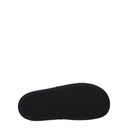 Black Fabric Slippers