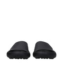 Black Cotton Slippers