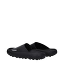 Black Cotton Slippers