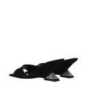 Black Leather Platform Sandals