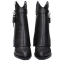 Black Leather Ankle Boots