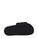 Black Cotton Slippers