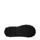 Black Cotton Ankle Boots