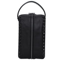 Black Leather Clutch Bag