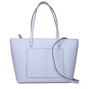 Light Blue Leather Shoulder Bag