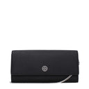 Black Leather Clutch Bag