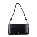 Black Leather Shoulder Bag