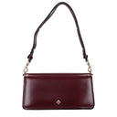 Red Leather Shoulder Bag