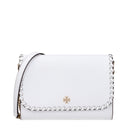 White Leather Clutch Bag