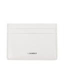 White Leather Cardholder