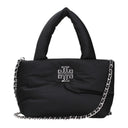 Black Fabric Handbag