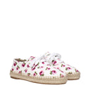 White Fabric Espadrilles