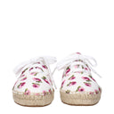 White Fabric Espadrilles