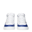 White Leather Athletic Sneakers