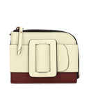 Beige Leather Cardholder