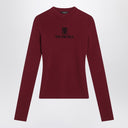 Balenciaga Ribbed burgundy Nano BB sweater