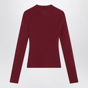 Balenciaga Ribbed burgundy Nano BB sweater