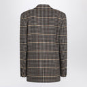 Saint Laurent Double-breasted checked wool jacket