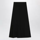 Balenciaga Draped black skirt in crêpe