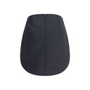 Black Polyester Mini Skirt