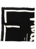 Alexander McQueen Scarfs Black Alexander Mcqueen
