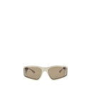 Cream Polyamide Sunglasses