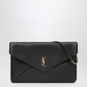 Saint Laurent Cassandre XXL black envelope bag with chain