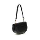 Black Calf Leather Bos Taurus Shoulder Bag