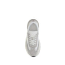 White Rubber Athletic Sneakers