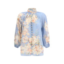 Light Blue Ramie Blouse