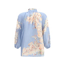 Light Blue Ramie Blouse