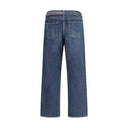 Blue Cotton Jeans Denim