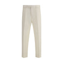 White Cotton Dress Pants