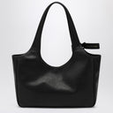 Bolso tote de cuero negro Balenciaga Laundrette East-West