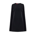 Black Wool Casual Dress