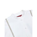 Camisa blanca de algodón