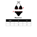 Black Polyamide Bikini