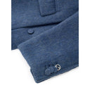 Chaquetas y abrigo de lana azul claro