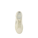 White Rubber Low Top Sneakers