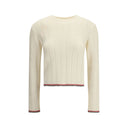Cream Fleece Wool Sweatshirt