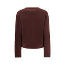 Bordeaux Fleece Wool Sweatshirt