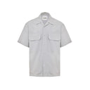 Blue Cotton Shortsleeve Shirt