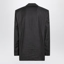 Balenciaga Grey pinstripe wool single-breasted jacket