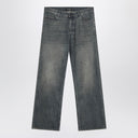 Balenciaga Loose washed jeans in blue/grey/yellow