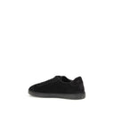 Black Calf Leather Bos Taurus Low Top Sneakers